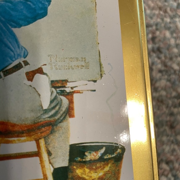 Vintage 1994 Norman Rockwell tin Exclusively for Case Manufacturing Co. - Picture 3 of 11